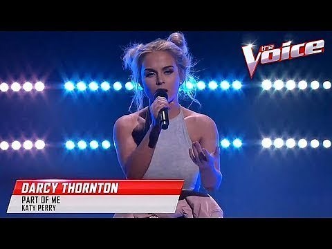 Blind Audition: Darcy Thornton - Part Of Me - The Voice Australia 2017
