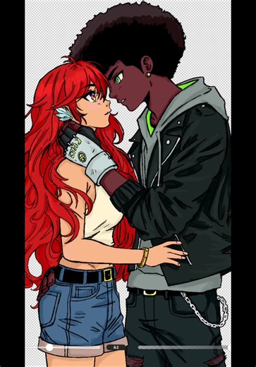 Practicing with the shading and coloring on clip art studio. There’s a lot to learn on this app such a learning curve but honestly, I’m liking it way better than procreate. #FallenFromGrace #AuraArchives #graphicnovel #LoveStory #procreate