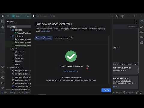 Android Studio Installation and Device Pairing