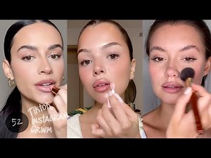 How to makeup/GRWM Tiktok compilation 2023 💄💋