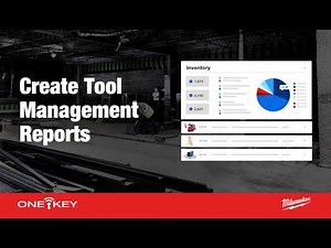 Create Tool Management Reports| One-Key Web App Support