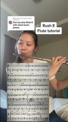 Rush E (Flute Tutorial + sheet music)