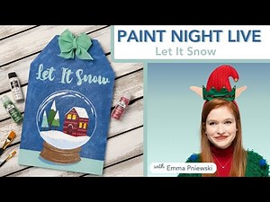 Learn to Paint a Snow Globe!