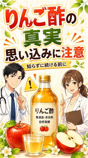 【すっきり健やかに取り入れる！知っておきたいりんご酢の正しい知識と飲み方のコツ】