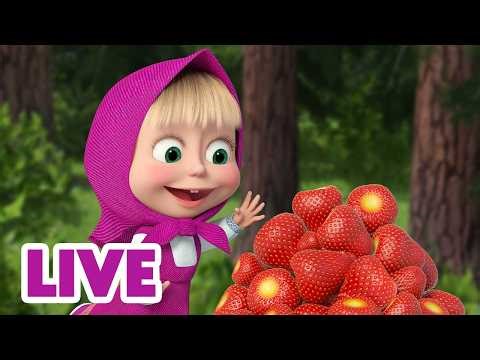 🔴 LIVE! Maşa İle Koca Ayı 🍓 Çilek Tadında Bir Gün 😋 Masha and the Bear