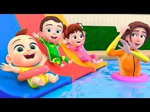 Me Too! Song | Swimming Pool Version | Newborn Baby Songs & Nursery Rhymes