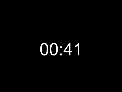 41 Second Timer ⏱️ | Quick Countdown