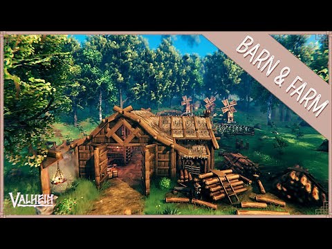 Valheim Build - Barn & Farm