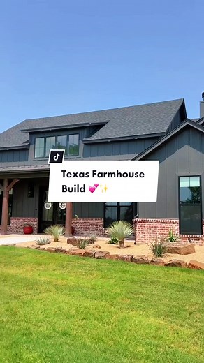 Last week, we got to visit this build of Modern Farmhouse Plan #51810HZ in Texas and we haven’t stopped thinking about it since 🤩😍 Built by Texas Select Homes & Cedar & City 💕 #farmhousebuild #adhouseplans