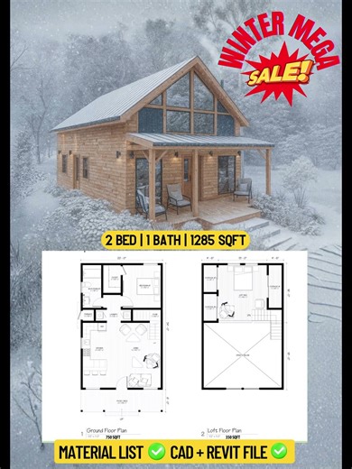 Mega Winter Sale! 60% OFF Modern Cabin & House Plans | Dream Home Plans