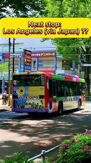 Is this the bus to California? 🇯🇵✈️🇺🇸 #Shorts #pov #californiavibes