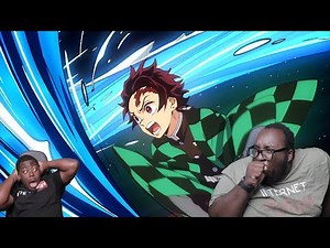 HE BROKE IS GLASSES!! Tanjiro Rap - "Demons" REACTION ‪@GameboyJones‬