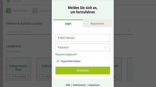 E-Paper: leicht gemacht! – Registrieren und anmelden