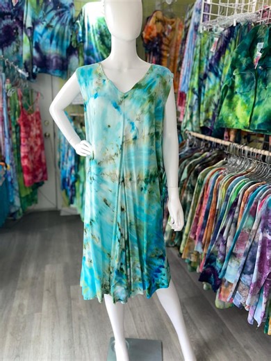 Summer Fun Play Dress Hand Dyed Rare Find 2 XL Plus Size - Etsy