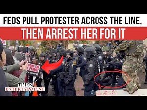 Portland Protest Turns CHAOTIC as Feds Drag Anti-ICE Activist Away on Camera | WATCH