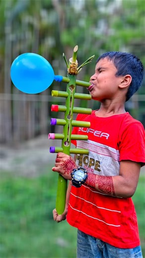 Creative Bamboo DIY Project with 6 Balloon Setup | Eco-Friendly Handmade Build