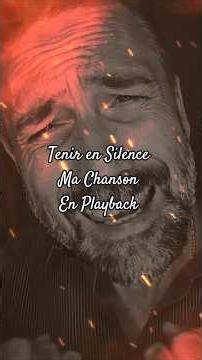 Tenir en Silence - Extrait de ma chanson en playback
