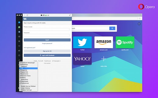 Opera Developer 49 update with VK and smoother video on macOS