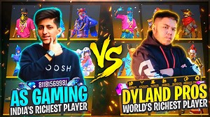 As Gaming Vs Dyland Pros Richest Collection Versus Of Free Fire, Who Will Win😱 - Garena Free Fire | FF Buzz