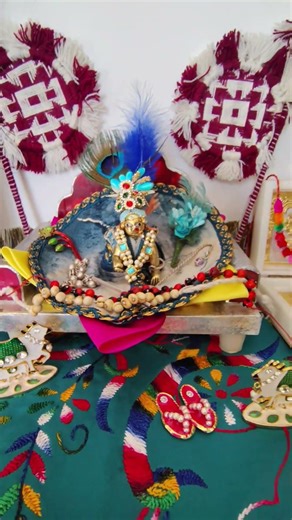 Laddu Gopal Beautiful Shringar Darshan 🙏 #krishnabhakti #laddugopal #bhakti #radhe
