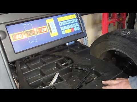 Blue viper tire balancer calibration
