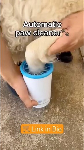 PetPals Automatic Dog Paw Cleaner, USB Rechargeable Silicone Portable Pet Paw Washer for Small to