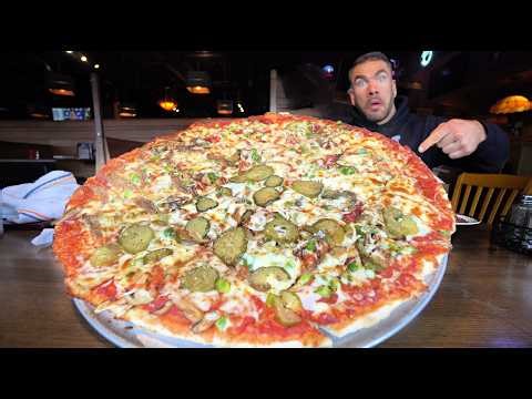 The BIGGEST PIZZA CHALLENGE I HAVE ATTEMPTED THIS YEAR | Joel Hansen