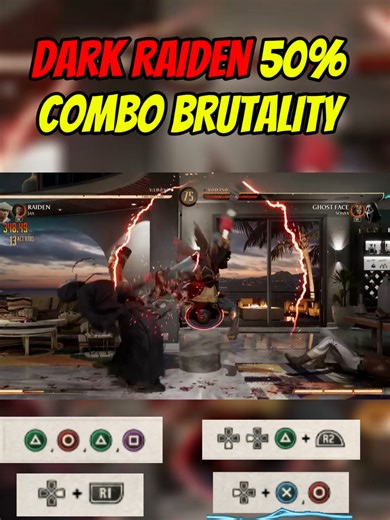 DARK RAIDEN 50% Combo Brutality in Mortal Kombat 1