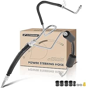 A-Premium Power Steering Hose Pressure Hose Line Assembly Compatible with Cadillac STS 2005-2011 3.6L, Pump To Gear/Rack Pinion