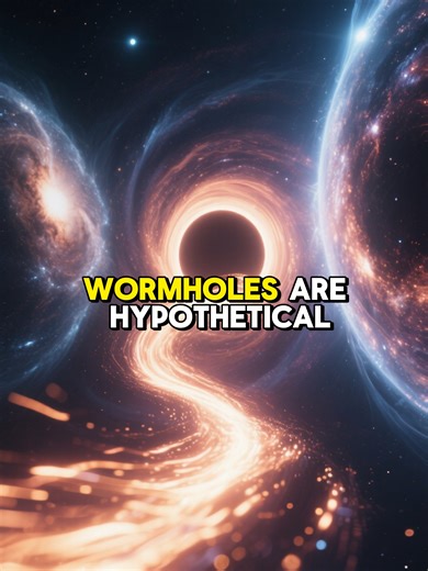 Wormholes = cosmic shortcuts… but do they exist? 👀 Wormholes: theory vs reality in seconds. #Fyp #Universe #Astronomy #blackholes #SpaceTok #bigbang #Science #WhatIf