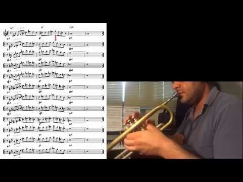 Jazz patterns (II V I - root) #6 Trumpet Trompeta Tromba