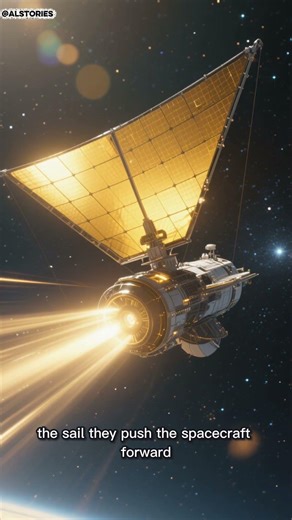 Some spacecraft may travel using sunlight instead of fuel.