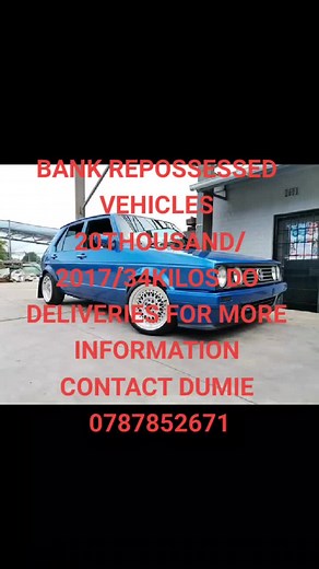 BANK REPOSSESSED CARS