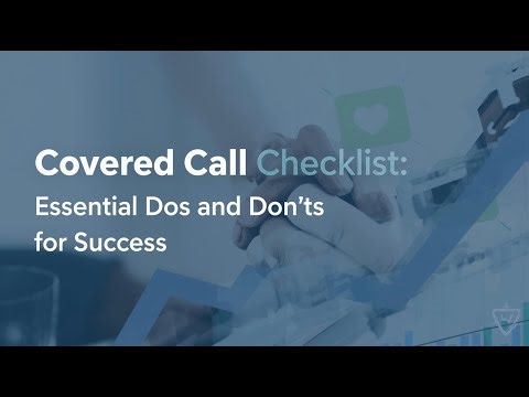 Covered Call Checklist: Essential Dos and Don'ts for Success #coveredcalls #stocks