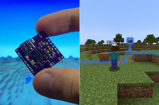 World’s Smallest Minecraft Server Runs On a Tiny ESP32 Microchip