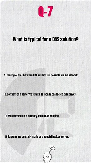 HCIA-Storage V5.0 | DAS (Direct-Attached Storage) Explained | H13-611_V5.0 Exam MCQ