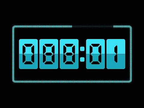 100 minutes Countdown Timer flip clock