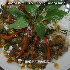 Authentic Thai Recipe for Panang Beef Curry