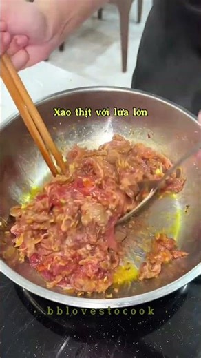 Cách làm bò xào sả ớt ngon như nhà hàng
