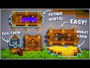 Minecraft: How to Build a Mountain Starter House | Minecraft House Build Tutorial 🏡