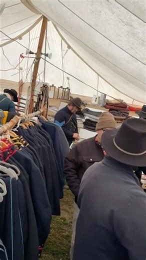 The Maryland Sutler Tent walk though at Pea Ridge Civil War Reenactment #reenactment