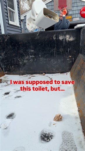 How to safely remove a toilet without flooding your house 1️⃣ Shut off the water at the supply valve 2️⃣ Flush once to empty the tank 3️⃣ Sponge or vacuum remaining water from tank & bowl 4️⃣ Disconnect the supply line 5️⃣ Remove the caps & bolts at the base 6️⃣ Rock gently, don’t pry — break the wax seal 7️⃣ Lift straight up (toilets are heavier than they look) 8️⃣ Plug the drain immediately with a rag or test plug Pro tip: Put the toilet on cardboard or a drop cloth to avoid cracks and mess. #