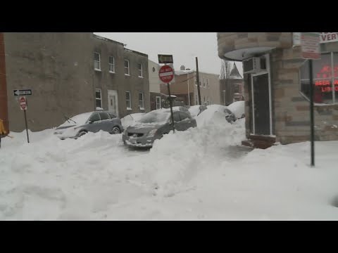 Largest Snowstorm in 30 Years Hits Baltimore, US