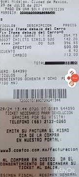 ¿Cómo facturar mis Tickets de Costco?