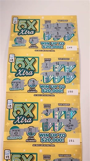 How to Use The 5 Ticket Method for Lottery Scratch Offs #lottery #scratchoffs