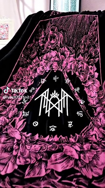 Sleep Token Pattern Flannel Blanket 🔥