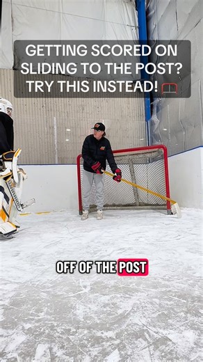 Landon Anderson | “Coach Utah” on Instagram: "If you struggle with shots while sliding into the post, this video is for you! #goalietips #coachutah #goaliedevelopment #goaliecoach #goaliecoaching #goaliecoaches #hockeygoalie #goalielife #goalietraining #goalie #hockey"