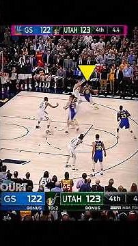 Final 3 Seconds, Durant Misses, Jerebko Rebound…🫣 Wild Ending Warriors vs Jazz #nba #shorts
