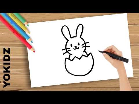 How To Draw A Baby Chick Hatching Out Of An Egg