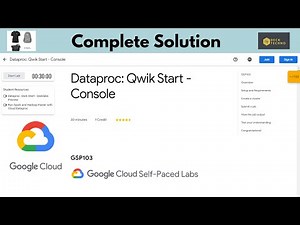 Dataproc: Qwik Start - Console | 30 days of Google
